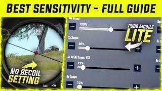 Best Sensitivity Setting and Full Guide + 0 Recoil Pubg lite Sensitivity And Graphic Settings