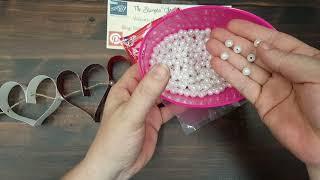 Valentine's Garland using Stampin' Up Designer Series Paper
