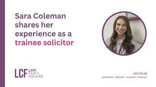 What's it like being a trainee solicitor?