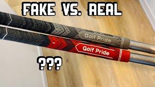 Fake Vs  Real Golf Pride Grips