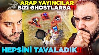 TÜM ARAP YAYINCILAR BİZİ GHOSTLARSA??  HEPSİNİ TAVALADIK REZİL ETTİK! w/ Vural Üzül | PUBG MOBILE