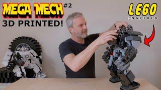 Lego Marvel Mech 4X bigger 3D printed! - Mantis Hacks