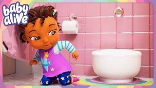 The Babies Potty Train Katie Kat    NEW Baby Alive Season 4