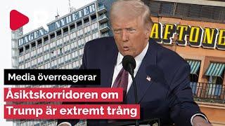 Svensk medias härdsmälta över Trumps utspel är pinsam