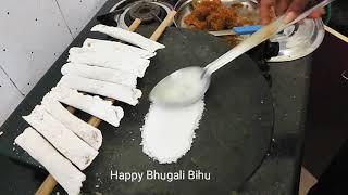 Bhogali bihu special / Magh Bihu 2019/  Assamese Narikol (Coconut)Pitha / Recipe / Madhuri Gogoi