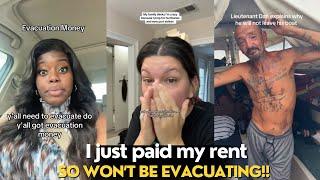 People In Fear Of Hurricane Milton |Tiktok Rants On Evacuation,Florida