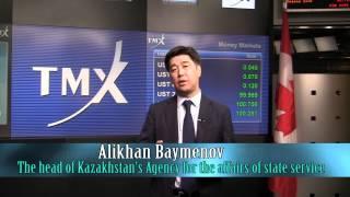 Alikhan Baymenov, the head of Kazakhstan's agency for the affairs of state service