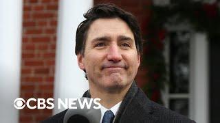 What led to Canadian Prime Minister Justin Trudeau's resignation?