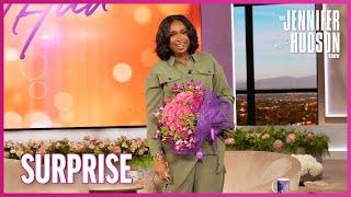 Jennifer Hudson Gets Emotional Over Surprise from Fans & Staff