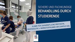 Gesund Zähne-Behandlung durch Studierende für Zahnärztliche Prothetik, Propädeutik & Werkstoffkunde