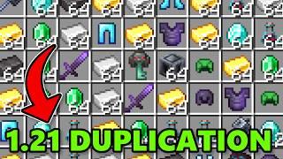 EASY ANY ITEM Minecraft Bedrock 1.21 DUPLICATION GLITCH!