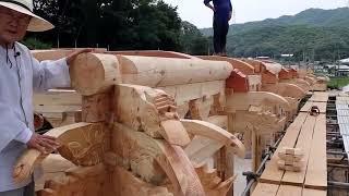 The full course of Imcheon Jo family's Gunjagam Jeonggong  new shrine construction