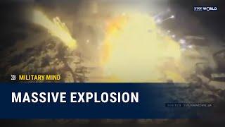 Ukrainian Strike Destroys Russian Ammunition Depot | Military Mind