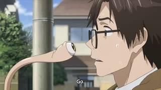 Parasyte The Maxim - Migi fight with parasyte dog