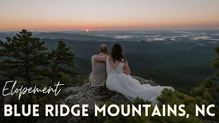 GORGEOUS Sunrise Asheville Elopement Film