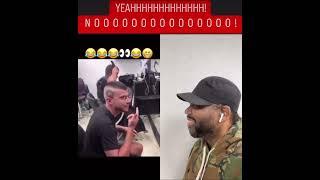 WHEN YOUR BARBER GIVES YOU THAT EXACT LOOK YOU SHOW HIM!  AWESOMENESS!