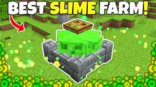 The BEST SLIME FARM in Minecraft! 2,000+ Slime/Minute! Minecraft Bedrock Edition Tutorial