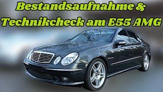 Viel Arbeit? am Mercedes E55 AMG | Bestandsaufnahme & Service | MB Youngtimer Parts