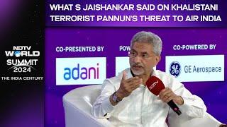 S Jaishankar | What S Jaishankar Said On Khalistani Terrorist Pannun's Threat To Air India