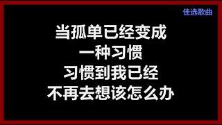 【原唱】 刘若英 - 《一辈子的孤单》 [歌词]