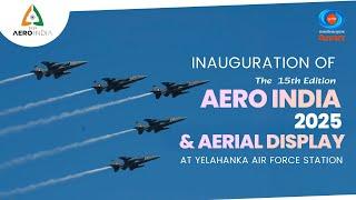 LIVE : Aero India 2025 | Inauguration Ceremony & Aerial Display | DD National