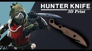 Destiny 2 Hunter knife 3D print, this is so cool! Bambulab A1 + AMS