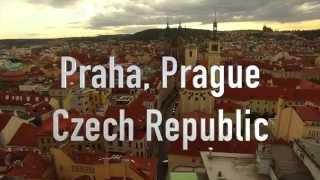 Prague, Czech Republic, Drone . above the buildings