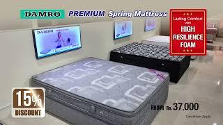 15% Discount for Damro Premium Spring Mattress