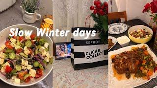 Slow Living Vlog In Czech Republic | Aesthetic of healthy cooking,  Shopping for skincare.|Routines