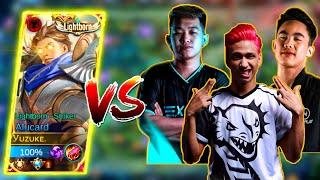 Yuzuke Vs Dogie,Renejay and Jeymz! | Top Global Alucard Vs NXP Pro MPL Players Who Will Win?!| MLBB