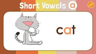 Short Vowels Chant for Kindergarten - Three Letter and Four Letter Words - ELF Kids Videos