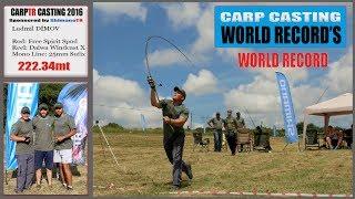 Carp Casting World Record - 222.34mt