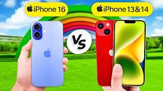 iPhone 16 Vs iPhone 13 & 14 - REVIEW OF SPECS!