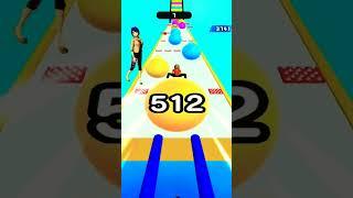 Jump ball 2048 run funny gameplay 07 #shorts #gameplay #gaming #rungame #ballgame