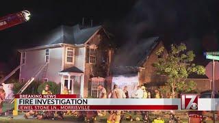 35 firefighters put out Morrisville house fire Tuesday night