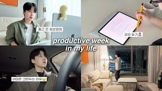 Sub) productive week in my life l studying, working l living alone l 2025 goals