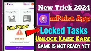 mPaisa Locked Task Problem Solution 2024 | mPaisa App Game Not Ready Yet Problem Solution| Earn Coin