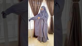 Three Piece Jilbab Tutorial By HubbeMariam #jilbab #simple #easy