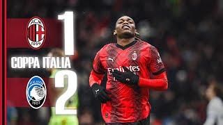 Leão scores in Coppa Italia defeat | AC Milan 1-2 Atalanta | Highlights | 2023/24