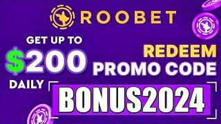 ROOBET PROMO CODE: "BONUS2024" - upto $200 DAILY CASHBACK (Roobet promo code 2024 bonus review)