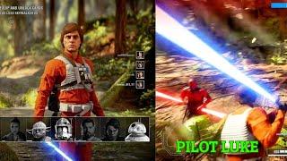 Flight Suit Luke CARRIED With a 17 Killstreak | HvV | Star Wars Battlefront 2