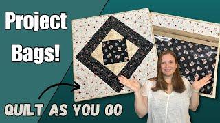 Let's Sew the June Tailor Quilt as you Go Project Bags!