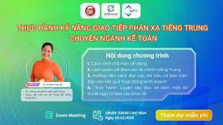 Thực hành kỹ năng giao tiếp phản xạ tiếng Trung chuyên ngành kế toán