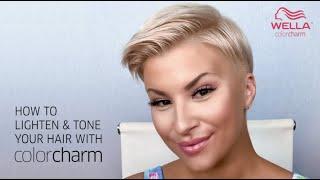 Lighten & Tone Your Hair At Home | Wella colorcharm Permanent Liquid Toner