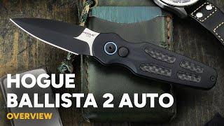 Hogue Ballista II Automatic - Black Magnacut & Carbon Fiber - Overview