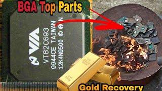 Ashing BGA IC Chips (Top Parts Only) Gold Recovery