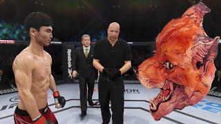 UFC 최두호 vs 괴물 여우 인간형으로 변한 여우 몬스터를 박살내라!