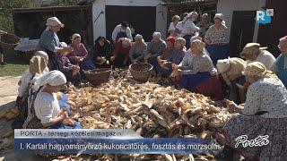 Első alkalommal szervezték meg Kartalon a hagyományőrző kukoricatörést, fosztást és morzsolást