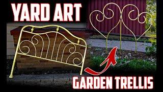 Yard Art / Garden Trellis / Welding Project