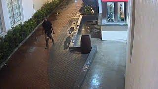 Surveillance video shows suspected shooter in Miami Beach